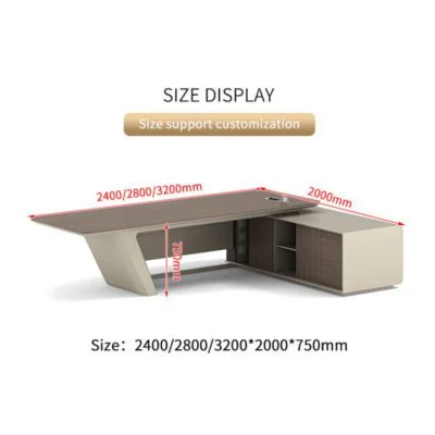 Modern CEO Office Executive Desk Luxury Designs - Imagen 3