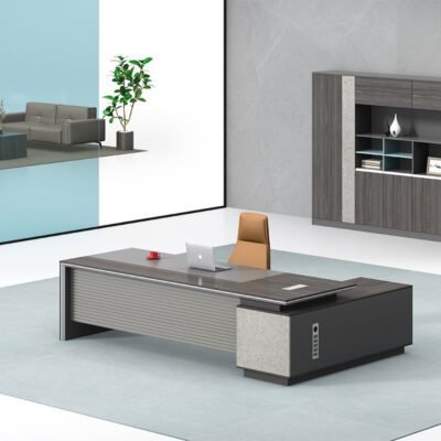 Boss Executive Office Desk Moderner Designer-Bürotisch aus Holz