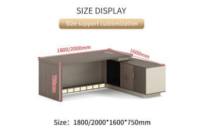 Home Office Desk High Quality Office CEO Working Table – Image 4