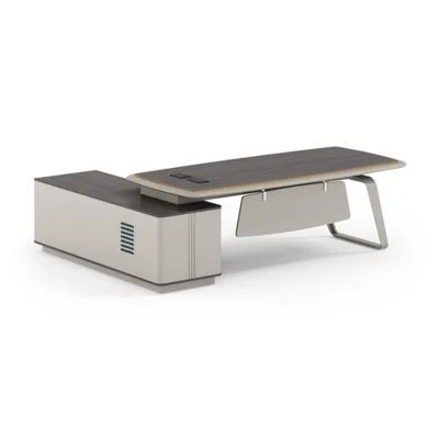 Office Desk Modern Simple Style L Shape Boss Ceo Executive Desk – Bild 2