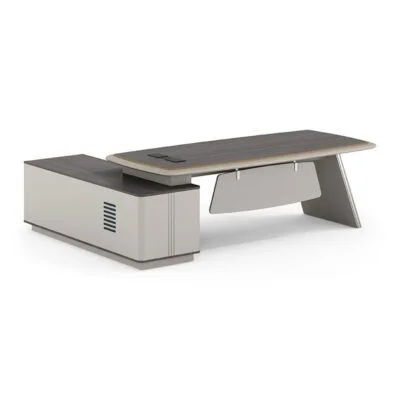 CEO Office Table Unique Designs Melamine Office Desk - Image 3