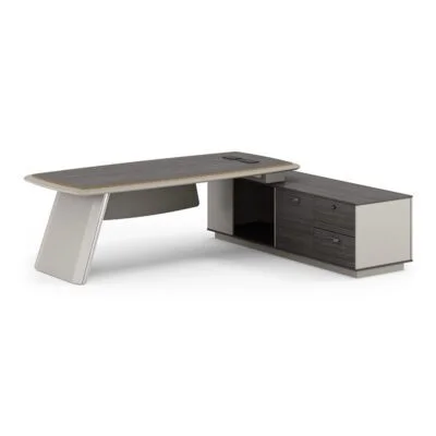 CEO Office Table Unique Designs Melamine Office Desk - Image 2