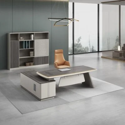 CEO Office Table Unique Designs Melamine Office Desk