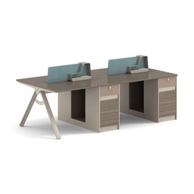 4-Seat Office Workstation Desk — изображение 2