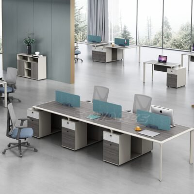 Office Staff Four-Seat Workstations — изображение 2