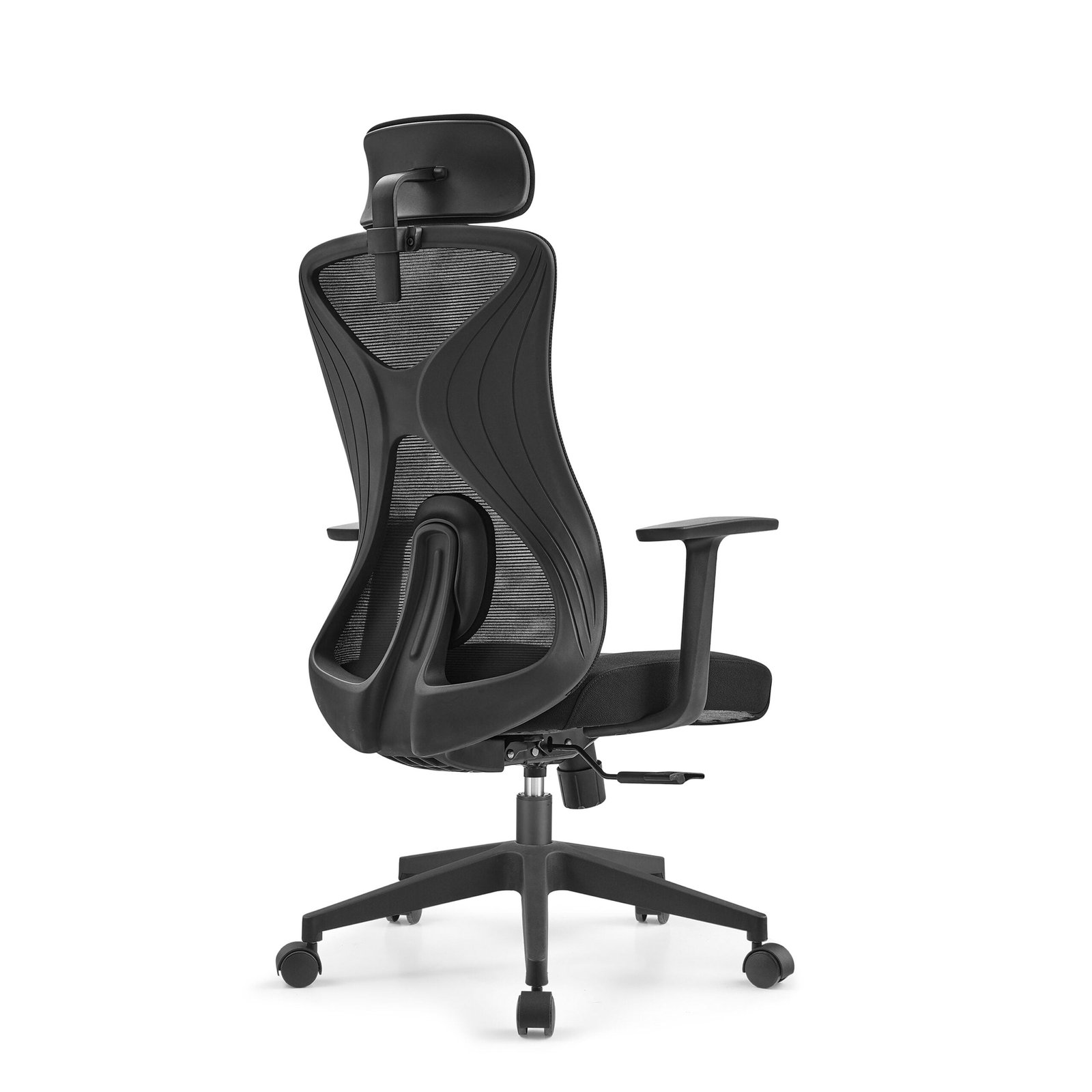 2024 Latest Office Seating Black Ergonomic Chair For Office - Image 4
