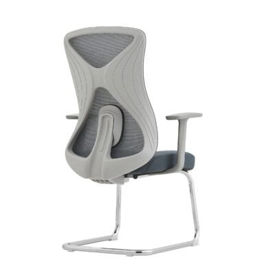 2024 Latest Office Seating Gray Middle Back Ergonomic Chair — изображение 4